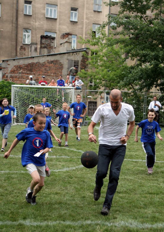 Zinedine Zidane na Pradze-Północ