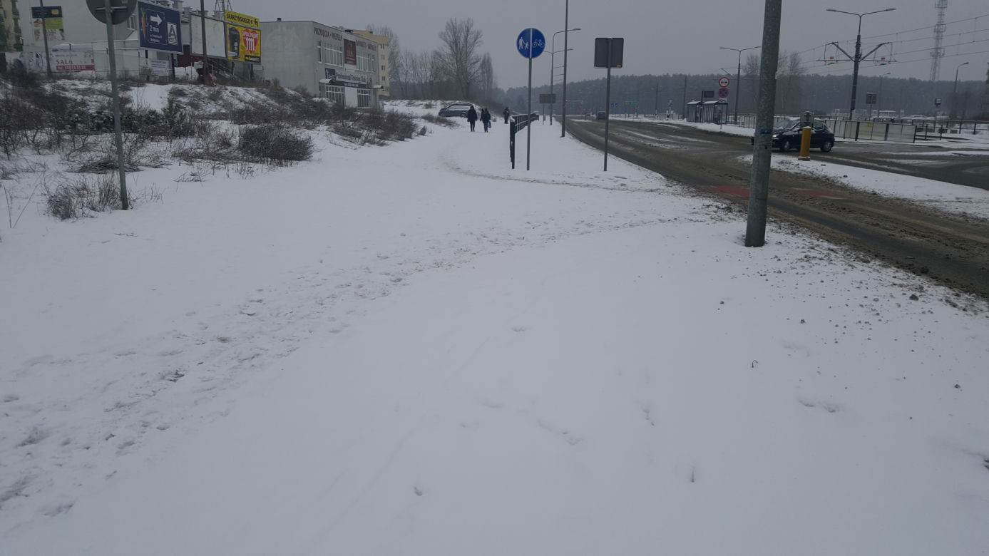 W Bydgoszczy znów prószy śnieg