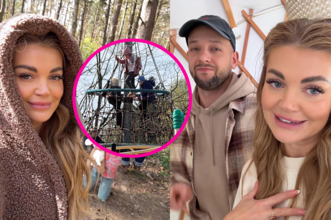 Kaczorowska opróżnia chatę, a Pela... biwakuje z Folwarską. Wspólna sielanka na Mazurach. Mamy zdjęcia z rodzinnego wyjazdu