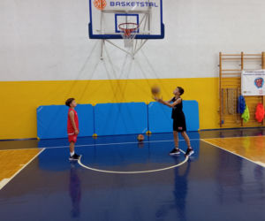 Basket Camp w Grudziądzu. Trening z Kacpą