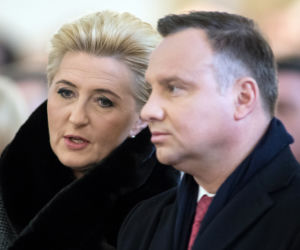 Prezydent Andrzej Duda z żoną