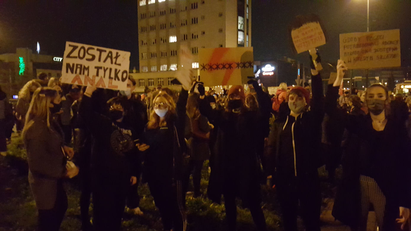 Protest w centrum Bydgoszczy