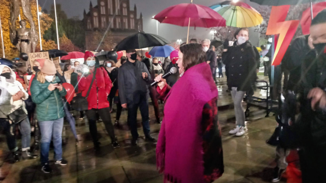 Protest kobiet w Szczecinie - 30.10.2020