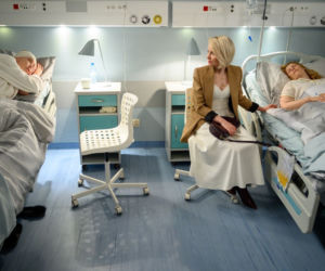 Barwy szczęścia odc. 2113. Iza Małek (Agnieszka Warchulska), Bożena (Marieta Żukowska)