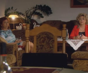 Ranczo 8 sezon odcinek 95. Halina (Violetta Arlak), Lodzia (Magdalena Kuta)