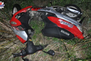 Zasnęła prowadząc motorower. Łatwo domyślić się dlaczego