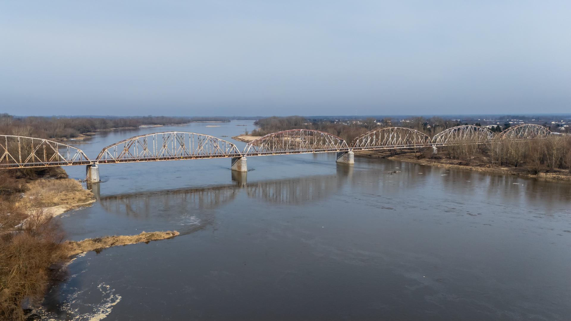 Stary most nad Wisłą w Górze Kalwarii
