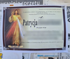 Patrycja powiesiła się na winogronie