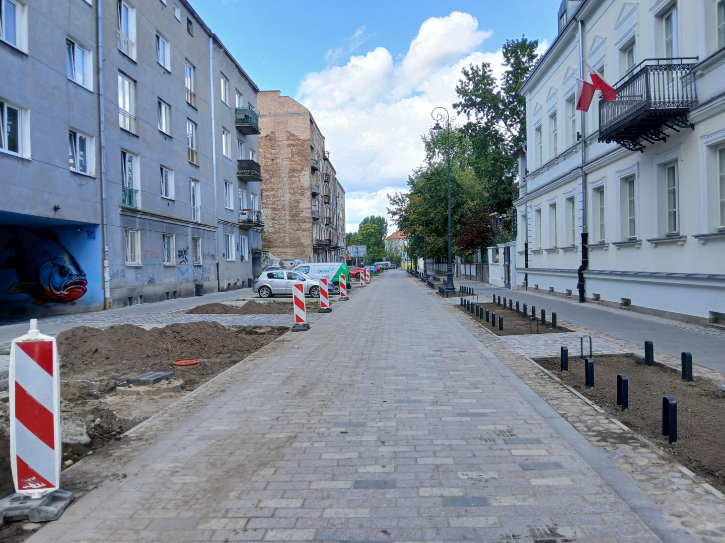 Przebudowa ul. Środkowej w Warszawie