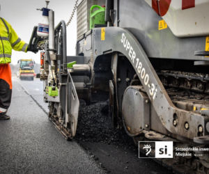 Pierwszy asfalt na Trasie Północnej