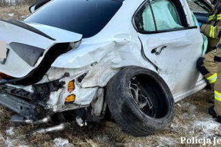 Wypadek na DK5. Osiem osób rannych