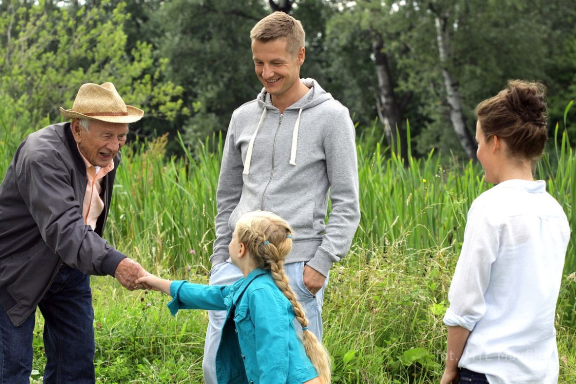 M jak miłość odc. 1026. Basia (Gabriela Raczyńska), Lucjan (Witold Pyrkosz), Paweł (Rafał Mroczek), Ala (Olga Frycz)