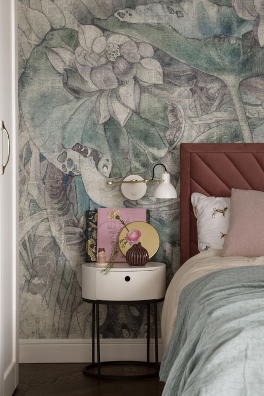 Sypialnia w stylu modern classic