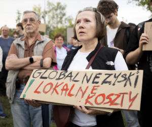 Protest w Piasecznie przeciwko Data Center