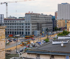 Palma na rondzie de Gaulle'a w Warszawie