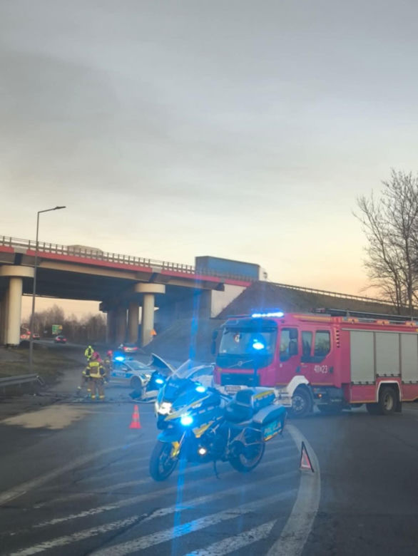 Do wypadku doszło na granicy Bytomia, Piekar Śląskich i Radzionkowa