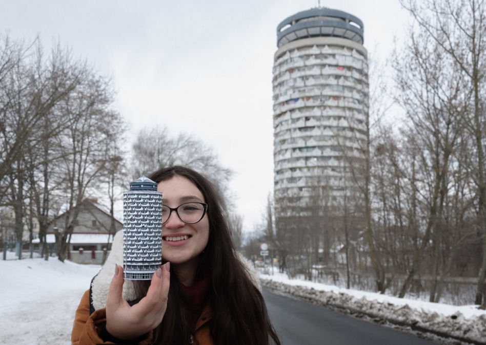 „Brutal East” - brutalistyczna wycinanka od Zupagrafika