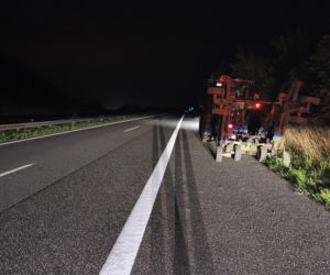 Pijany traktorzysta z Polski na niemieckiej autostradzie