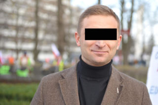 Robert B. z Ruchu Obrony Granic z aktem oskarżenia. Grozi mu do 3 lat