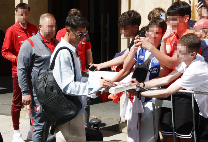 Robert Lewandowski na zgrupowaniu kadry we Wrocławiu