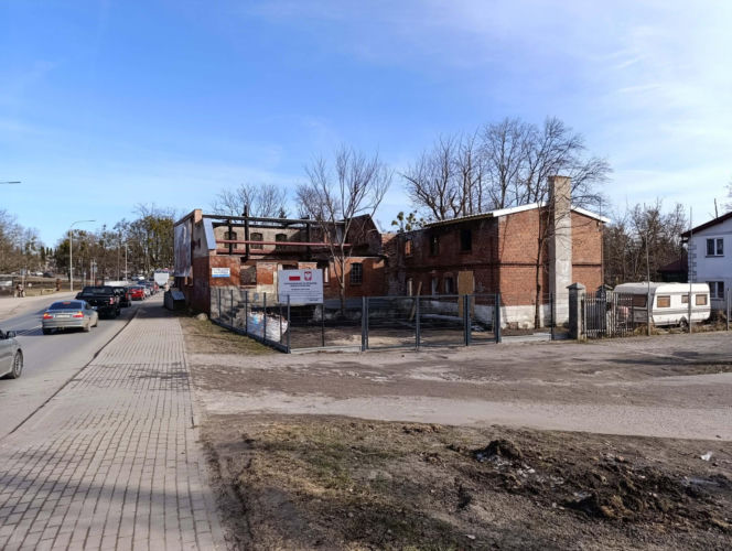 Stary, spalony młyn w Iławie (2026)