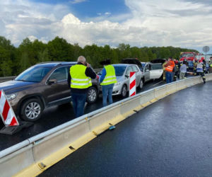 GIGANTYCZNY korek na A4! Karambol na granicy Katowic i Mysłowic!
