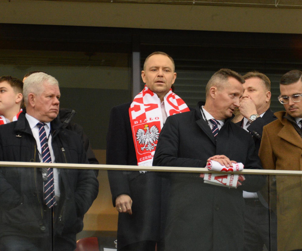 Karol Nawrocki wparował do piłkarzy po wygranej z Albanią. Zaskakujące sceny na Narodowym