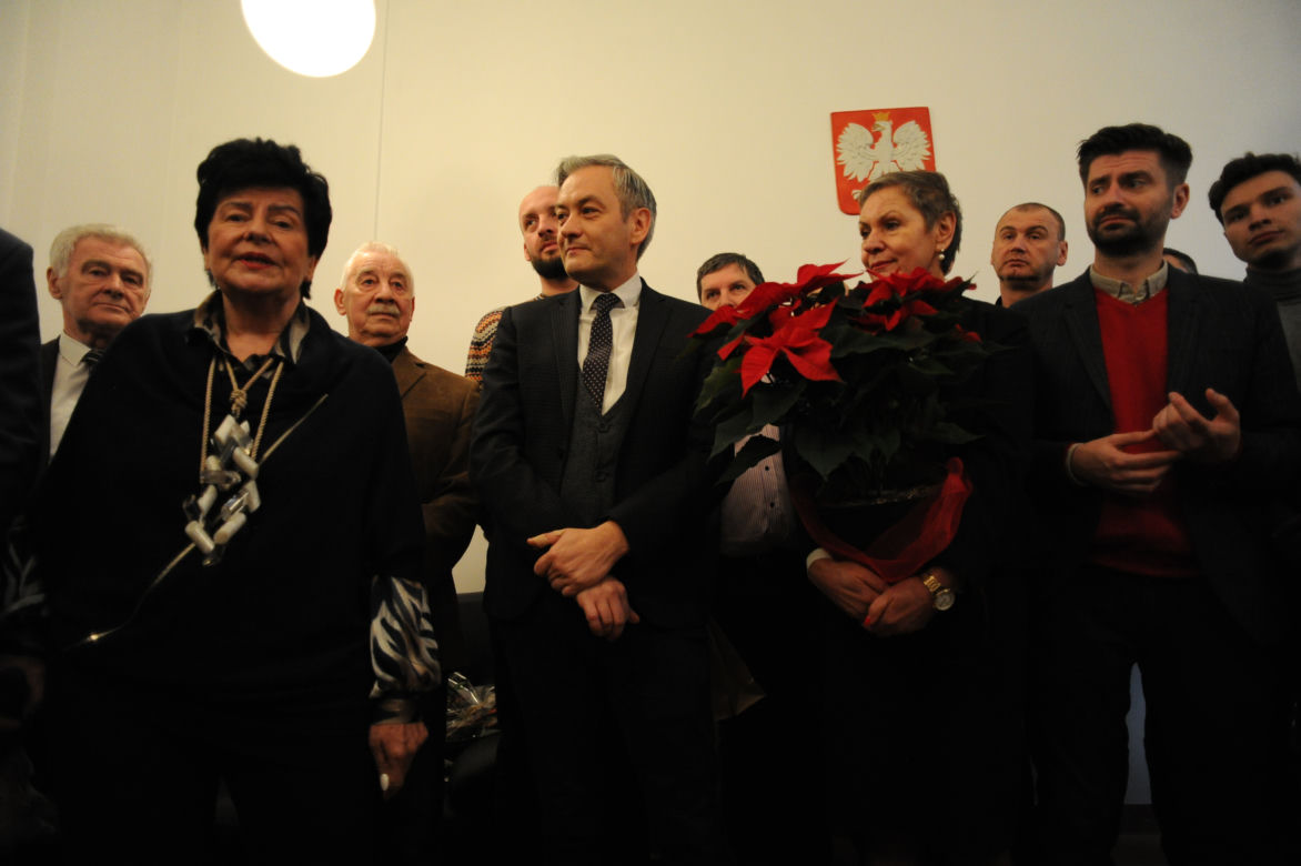 Otwarcie biura poselskiego Roberta Biedronia, Joanny Senyszyn i Marka Rutki w Słupsku