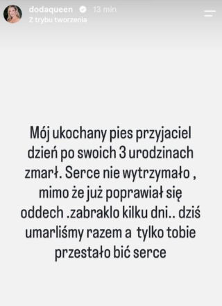 Oświadczenie Dody