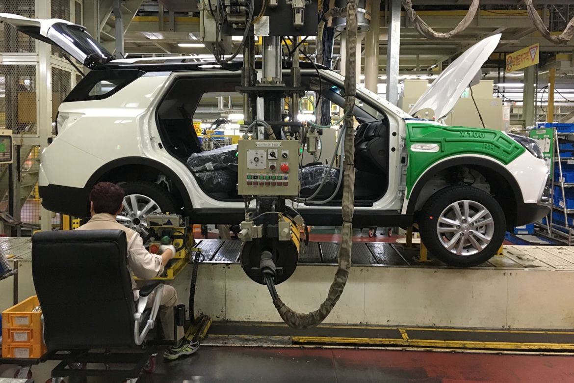 Fabryka samochodów SsangYong w Pyeongtaek