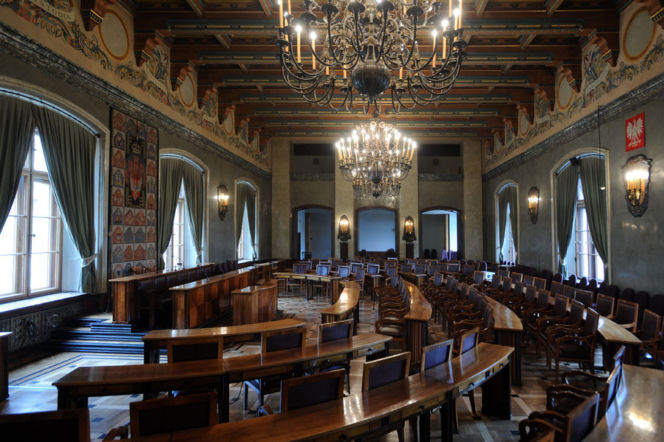 Rada Miasta Krakowa - sala obrad