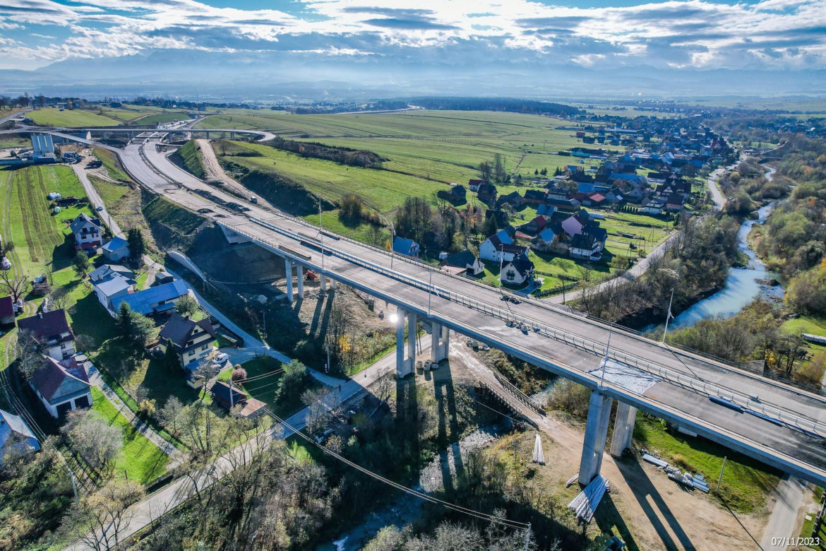 Budowa zakopianki DK 47 Rdzawka - Nowy Targ