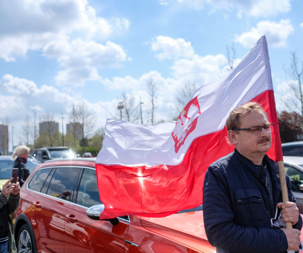 Protest przedsiębiorców w Katowicach.