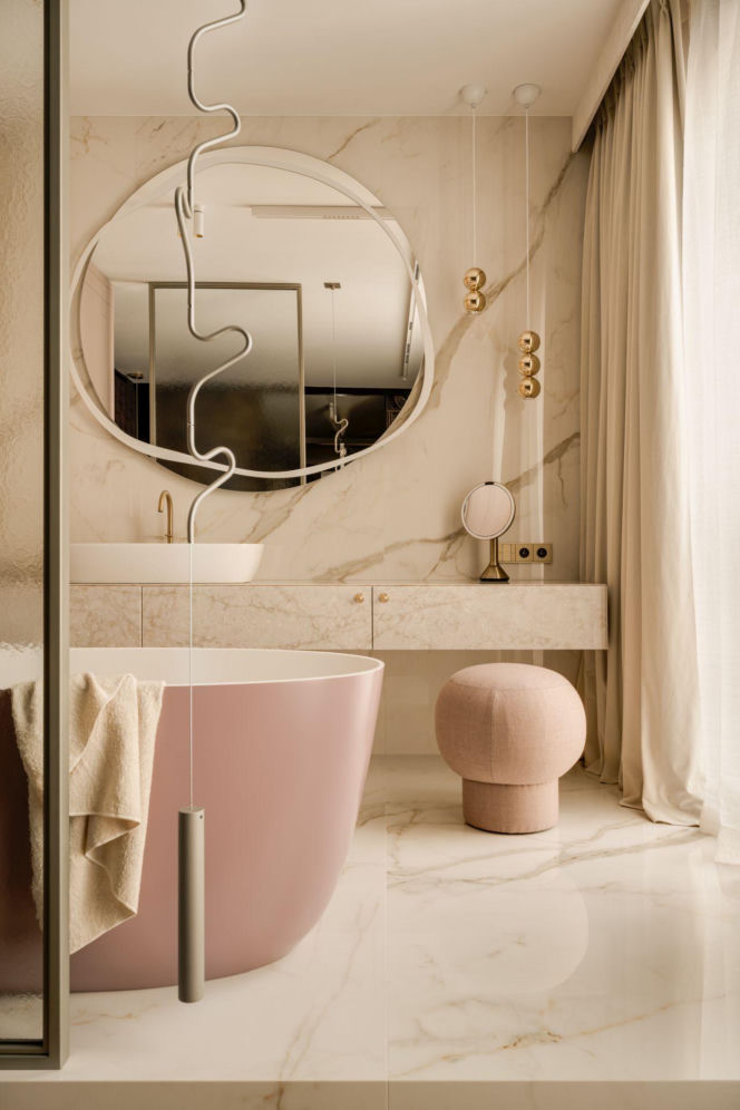 Artystyczny apartament na Powiślu - projekt modeko.studio