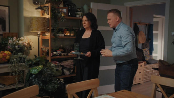 M jak miłość odc. 1921. Marysia (Małgorzata Pieńkowska), Artur Rogowski (Robert Moskwa)