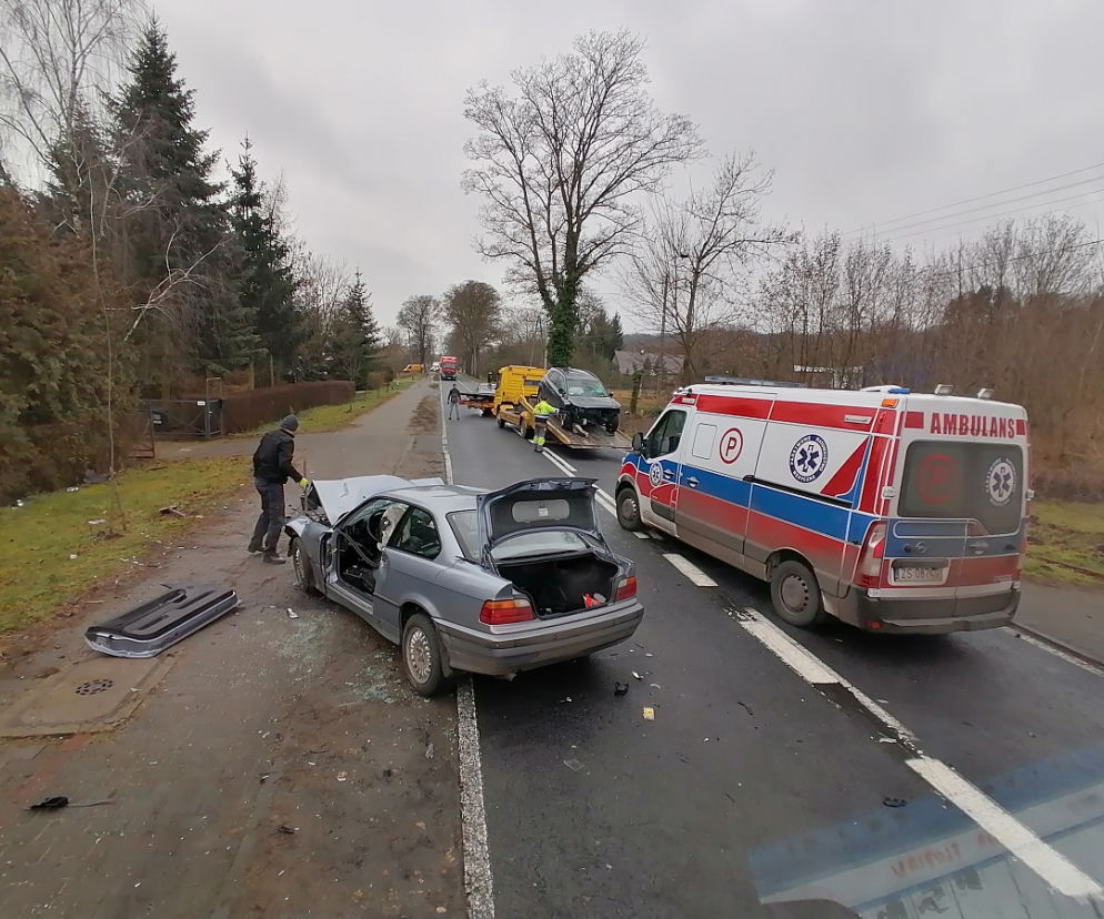 Poważny wypadek na drodze Gorzów - Kostrzyn