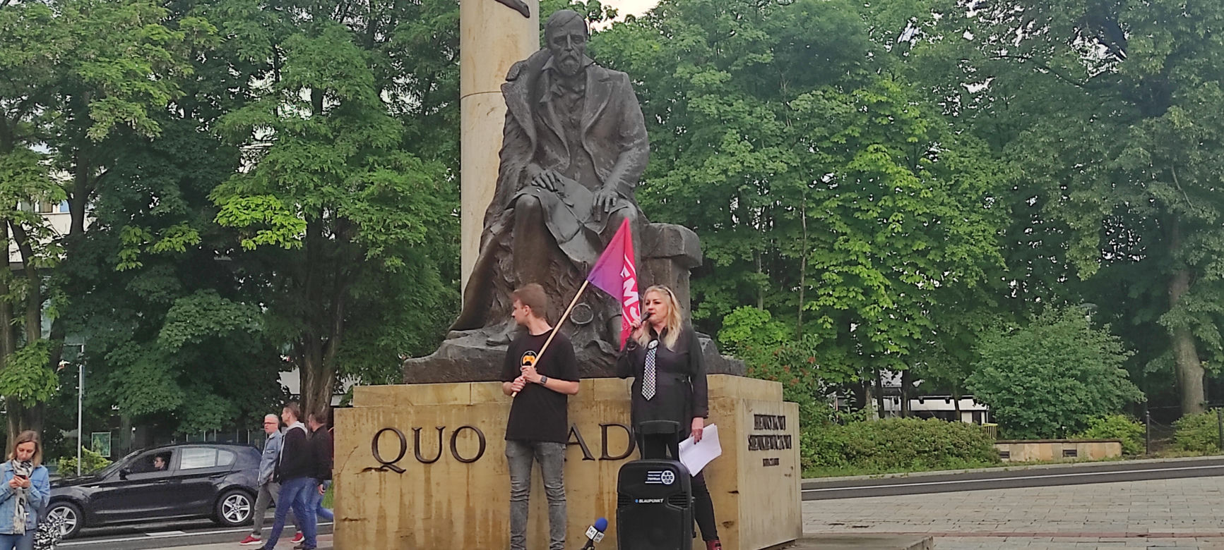 Protest kobiet "Ani jednej więcej!" w Kielcach (14 czerwca 2023)