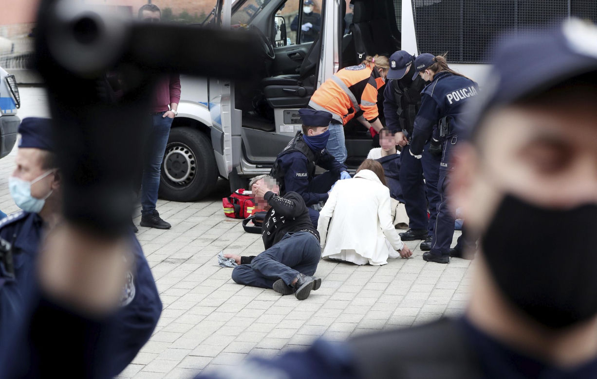 Protest przedsiębiorców w Warszawie