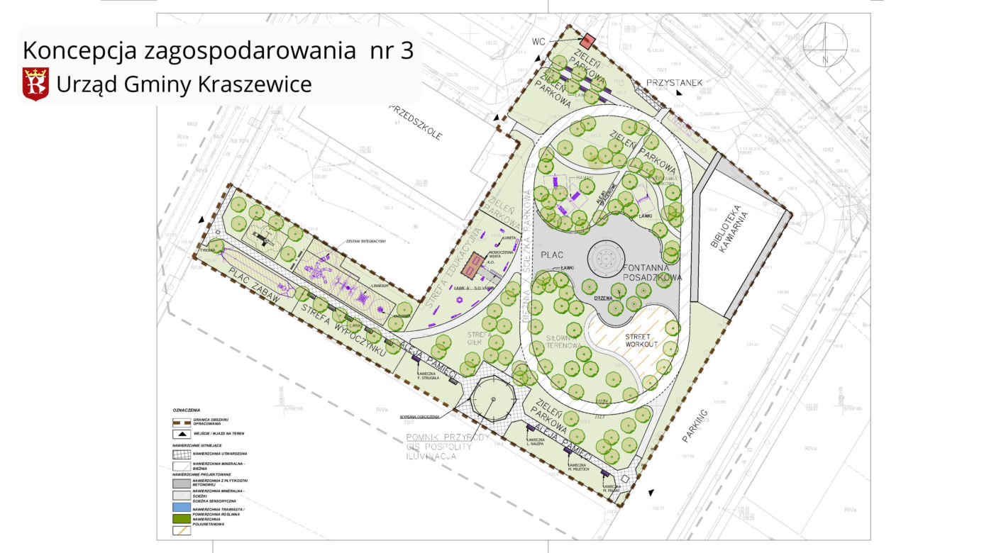 Co powinno powstać w centrum Kraszewic? Gmina zbiera opinie mieszkańców