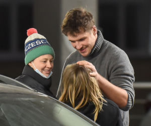 Mikołaj Roznerski spędza czas z byłą