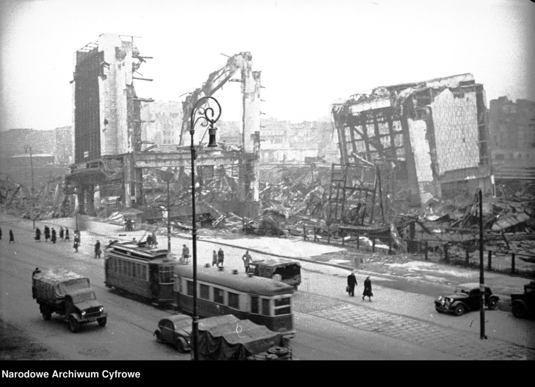 Warszawa dawniej i dziś. Dworzec Główny