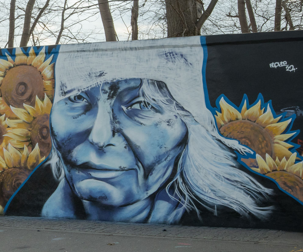 Wojna na Ukrainie. Niezwykłe murale w Warszawie