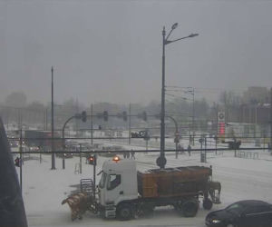 Atak zimy w Łodzi - 8.02.2021