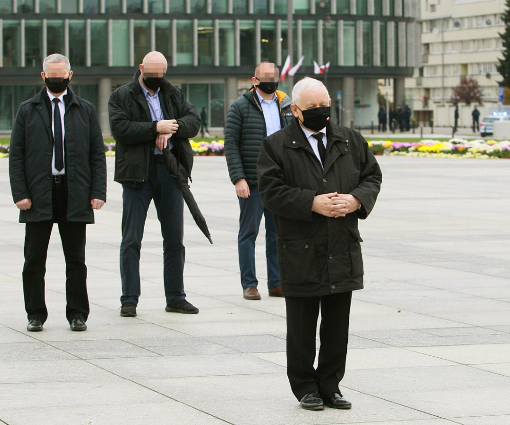 Jarosław Kaczyński z ochroną