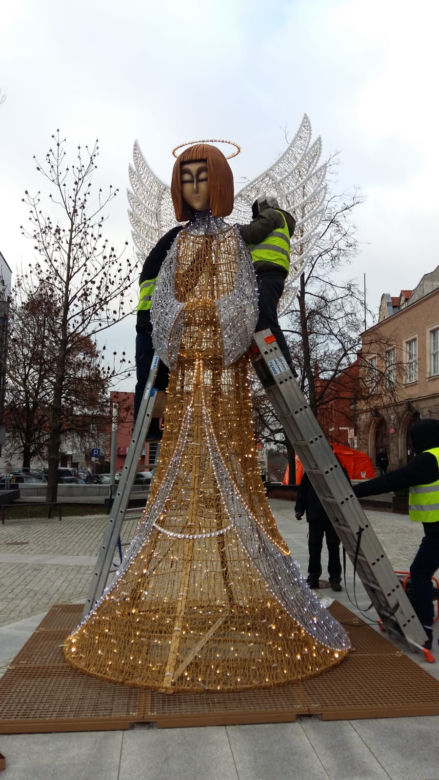 Centrum Olsztyna stroi się na święta