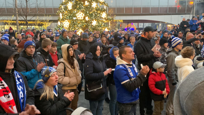 Protest kibiców Ruchu Chorzów w sprawie stadionu 