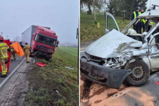 Tragiczny wypadek w Lubawie. Kobieta zginęła na miejscu. Dwie osoby ranne