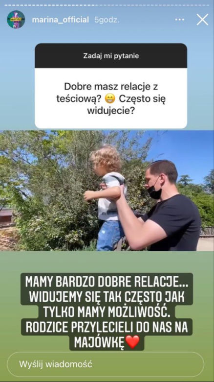 Marina Łuczenko-Szczęsna o relacjach z teściową