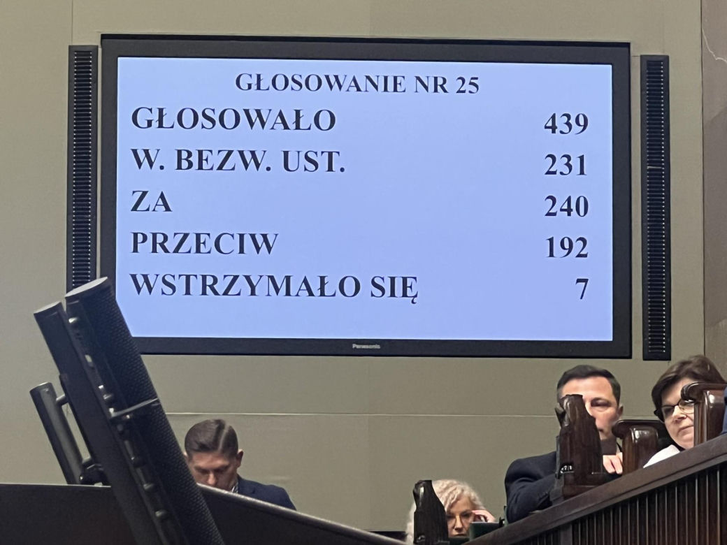 Sejm uchylił immunitetu posłowi PiS Michałowi Wosiowi 