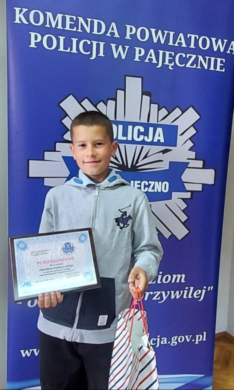 10-letni Damian uratował życie mężczyzny